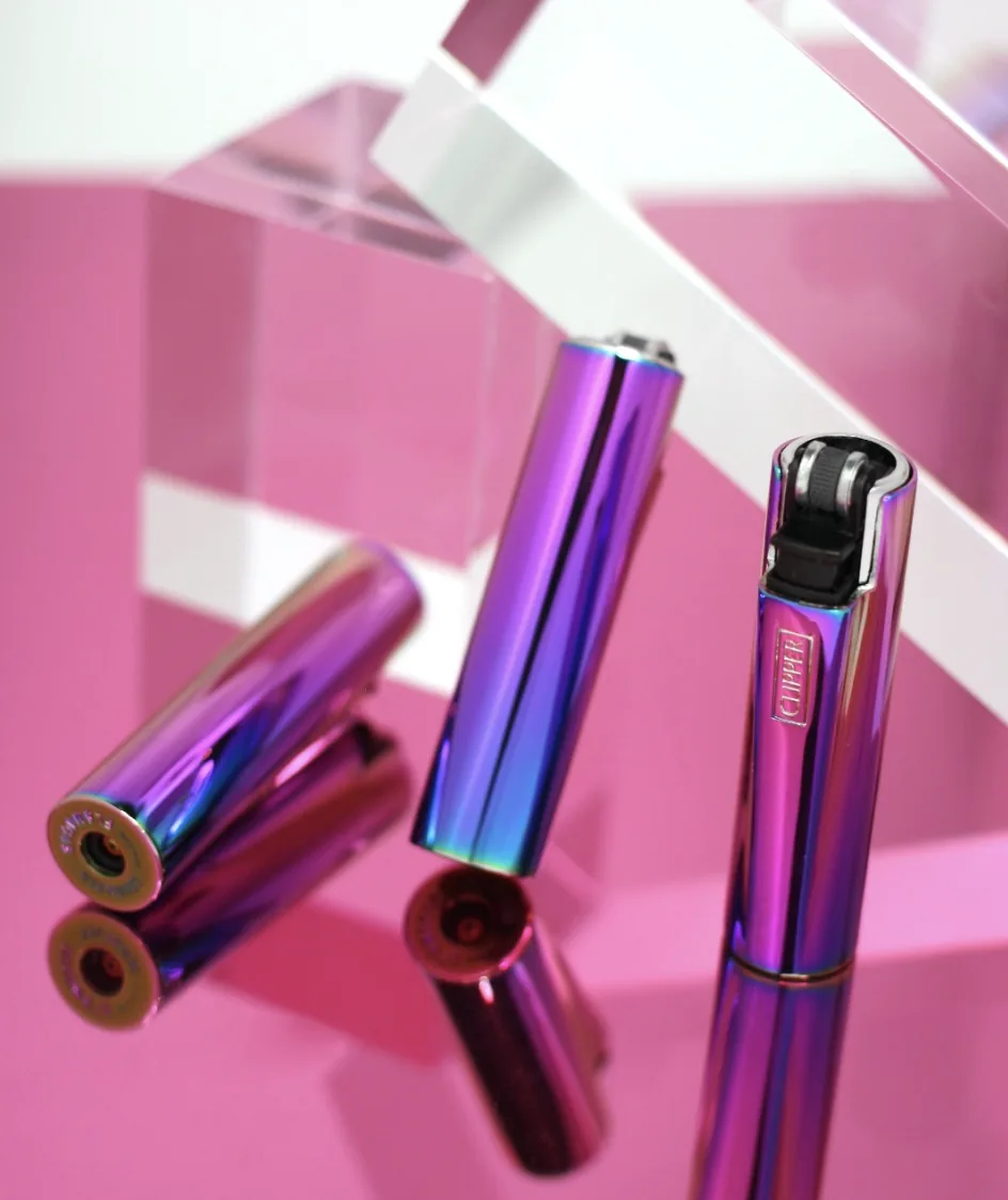 Clipper metálico tornasol