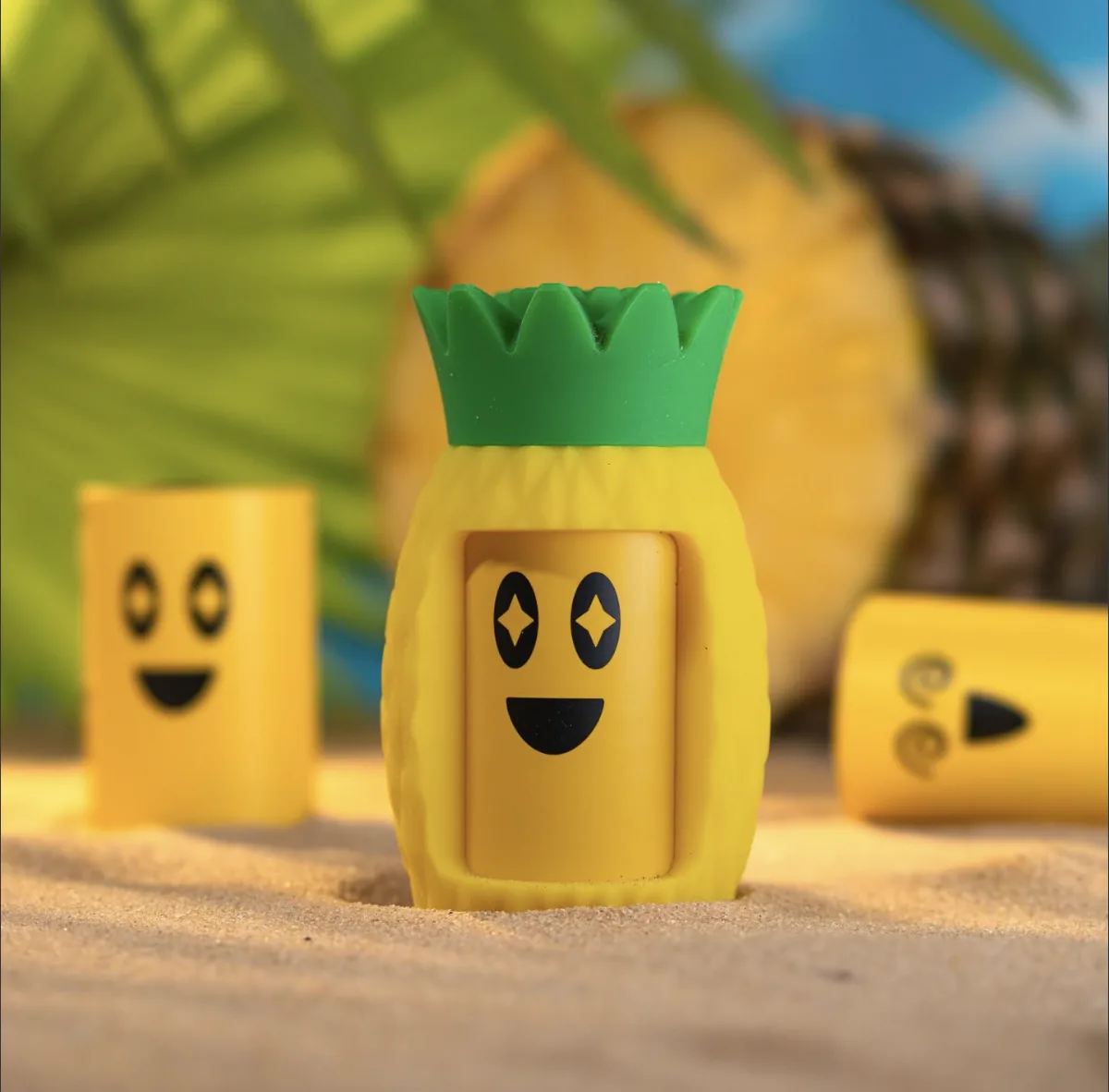Smoke Friends con forma de piña