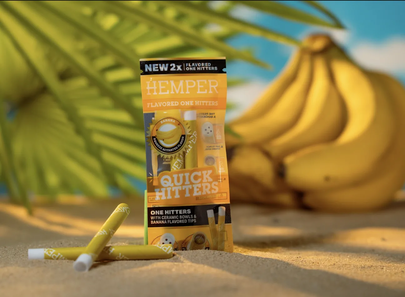 Hemper Quick Hitters sabor plátano con bowl cerámico