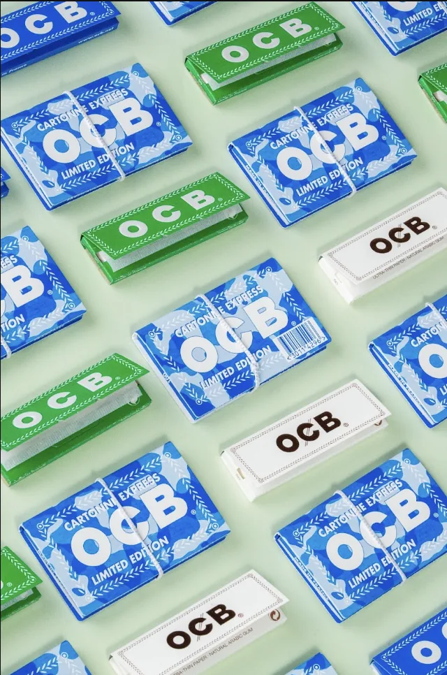 Papelillos OCB blancos y Cartine Express