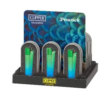 Encendedores Metalico Peacock 12UN