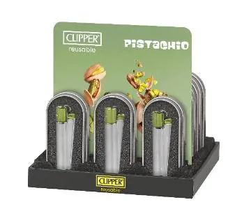 Encendedores Metalico Pistachio 12UN