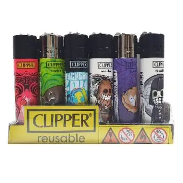 CLIPPER- Encendedores Diseños Surtidos 24 UN
