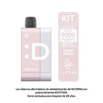 Ew9000 Kit – Cherry Strazz – Sistema Pod Modular 9000 Caladas Recargable