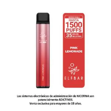 1500 Ultra – Pink Lemonade – Vape Desechable Compacto 1500 Caladas
