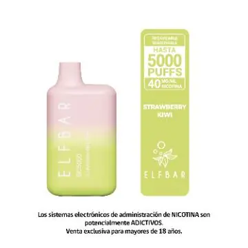 Bc5000 – Strawberry Kiwi – Vape Recargable 5000 Caladas