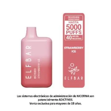 Bc5000 – Strawberry Ice – Vape Recargable 5000 Caladas