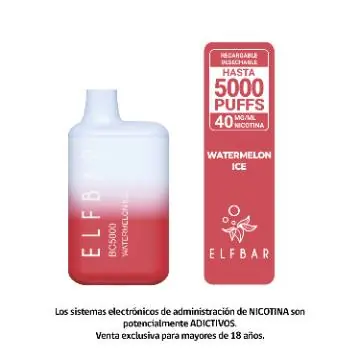 Bc5000 – Watermelon Ice – Vape Recargable 5000 Caladas