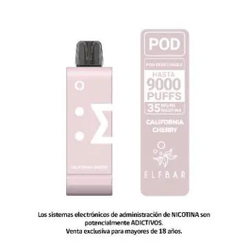 Ew9000 Pod – California Cherry – Repuesto 9000 Caladas Compatible Kit