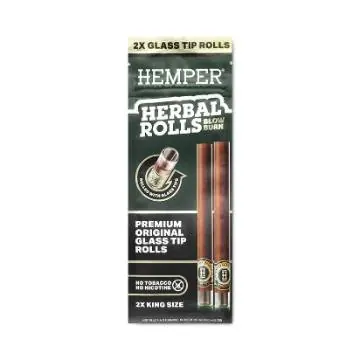 Display 12 UNidades - Herbal Rolls King Size- Natural