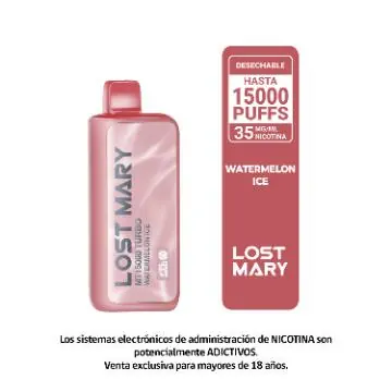 Mt15000 Turbo – Watermelon Ice – Vape 15000 Caladas Dual Mode 600Mah