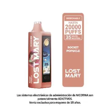 Mo20000 Pro – Rocket Popsicle – Vape 20000 Caladas Dual Mesh 800Mah