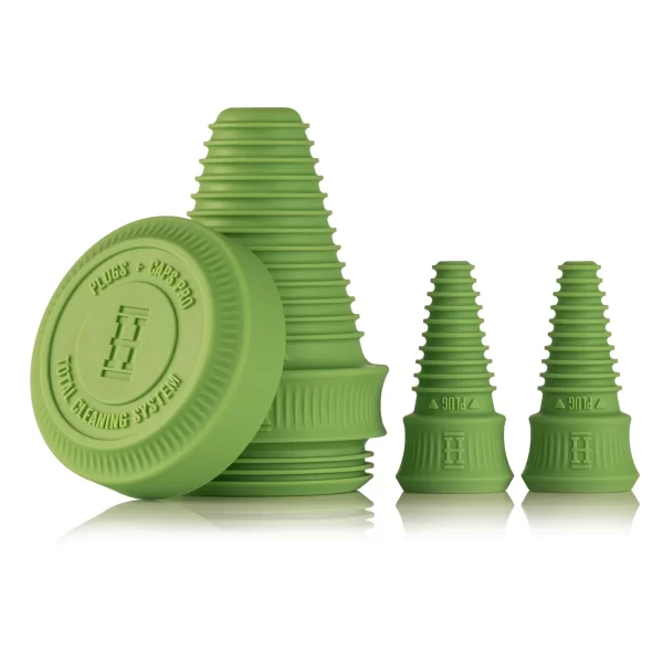 Hemper Tech - Tapones de limpieza + Caps Pro - Verde